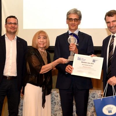 esk marketingov spolenost - Velk modr delfn - hlavn cena soute a Titul Marketr roku 2023