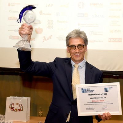 �esk� marketingov� spole�nost - Velk� modr� delf�n - hlavn� cena sout�e a Titul Market�r roku 2023